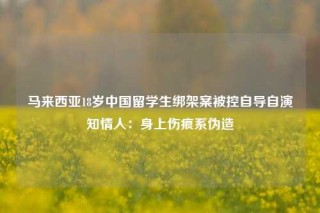 马来西亚18岁中国留学生绑架案被控自导自演知情人：身上伤痕系伪造