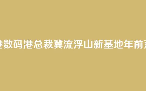 香港数码港总裁：冀流浮山新基地2030年前落成  第1张