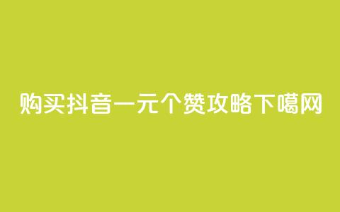 购买抖音一元100个赞攻略  第1张 购买抖音一元100个赞攻略  第1张