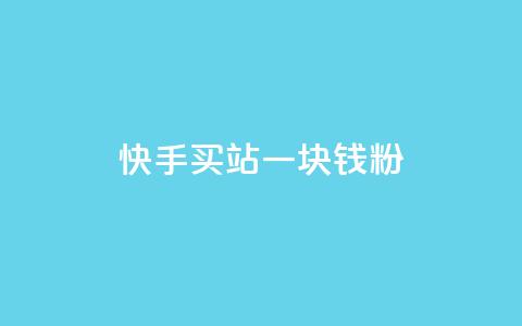 快手买站一块钱1000粉 - 快手一元购站轻松获千粉丝的方法揭秘!  第1张 快手买站一块钱1000粉 - 快手一元购站轻松获千粉丝的方法揭秘!  第1张