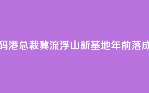 香港数码港总裁:冀流浮山新基地2030年前落成  第1张 香港数码港总裁:冀流浮山新基地2030年前落成  第1张