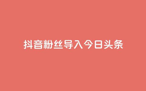 抖音粉丝导入今日头条,快手在线自助业务平台 - 拼多多砍价网站一元10刀 拼多多公司官网首页  第1张
