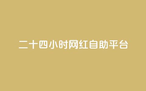 二十四小时网红自助平台 - 全天候网红自助平台：24小时打造你的社交媒体爆款~  第1张