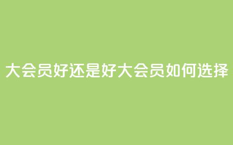 qq大会员好还是svip好(qq大会员vs svip：如何选择)  第1张