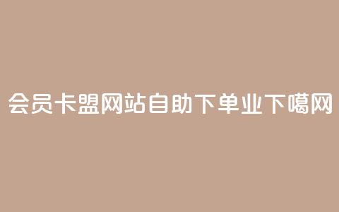 QQ会员卡盟网站 - ks自助下单业  第1张 QQ会员卡盟网站 - ks自助下单业  第1张
