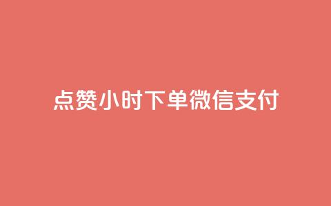 点赞24小时下单微信支付 - 24小时内轻松下单	，微信支付便捷无忧!  第1张