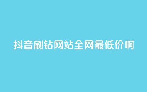 抖音刷钻网站全网最低价啊,涨粉丝最快的方法 - qq空间点赞 购买网站DNS商城 快手一元一万粉丝是真的吗  第1张