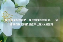 快手购买粉丝网站，快手购买粉丝网站，一场虚拟与现实的较量亿乐社区SUP货源站