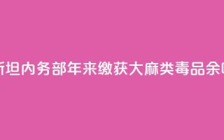 哈萨克斯坦内务部:10年来缴获大麻类毒品230余吨