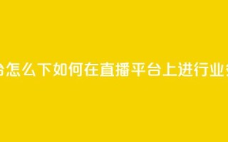 ks直播业务平台怎么下 - 如何在KS直播平台上进行业务操作~