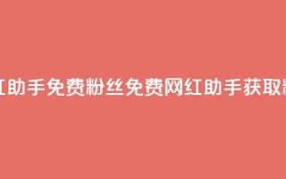 网红助手免费粉丝(免费网红助手获取粉丝)