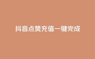 抖音点赞充值,一键完成