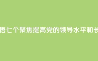 学习新语|领悟“七个聚焦”:提高党的领导水平和长期执政能力