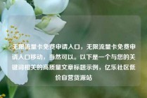 无限流量卡免费申请入口,无限流量卡免费申请入口移动,当然可以。以下是一个与您的关键词相关的高质量文章标题示例,亿乐社区低价自营货源站