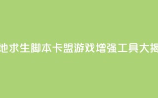 绝地求生脚本卡盟:游戏增强工具大揭秘
