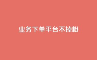 KS业务下单平台不掉粉,抖音24小时业务平台 - qq主页赞充值 - 快手最低价下单平台