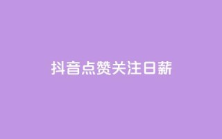 抖音点赞关注日薪300 - 抖音点赞关注日赚300元!