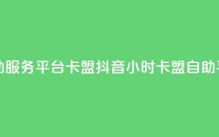 抖音24小时自助服务平台卡盟(抖音24小时卡盟自助平台全新服务)