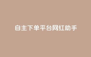 自主下单平台-网红助手,快手评论神器最新版下载 - 卡盟业务自助平台 - qq赞在线自助下单网站
