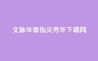 文脉华章|指尖芳华
