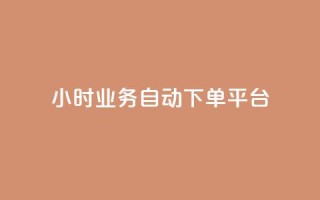 qq24小时业务自动下单平台 - qq24小时自动下单平台:轻松掌握在线业务,高效自动下单~