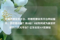 哔哩哔哩业务平台,哔哩哔哩业务平台网站服务,喜欢看动画?来B站!B站如何成为最受欢迎的二次元平台?亿乐社区SUP货源站