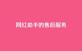 网红助手的售后服务,快手24小时自助服务 - 快手24小时自助免费下单软件 - dy免费24小时下单平台便宜