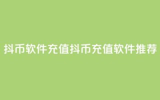 抖币软件充值(抖币充值软件推荐)