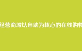 自主经营商城:以自助为核心的在线购物平台