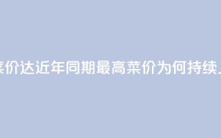 蔬菜价达近10年同期最高,菜价为何持续上涨?