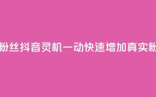 抖音怎样出钱粉丝上1000粉丝 - 抖音灵机一动!快速增加1000真实粉丝的秘诀揭秘。