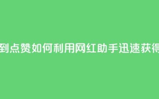 网红助手秒到点赞 - 如何利用网红助手迅速获得点赞?。
