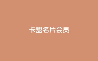 卡盟QQ名片会员 - qq互赞秒到24