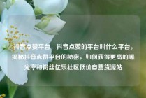 抖音点赞平台,抖音点赞的平台叫什么平台,揭秘抖音点赞平台的秘密,如何获得更高的曝光率和粉丝亿乐社区低价自营货源站