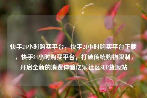 快手24小时购买平台，快手24小时购买平台下载，快手24小时购买平台	，打破传统购物限制，开启全新的消费体验亿乐社区SUP货源站  第1张