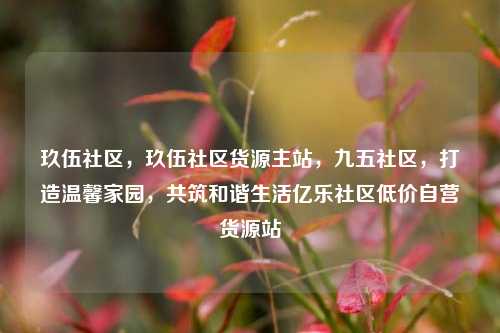 玖伍社区，玖伍社区货源主站	，九五社区，打造温馨家园，共筑和谐生活亿乐社区低价自营货源站  第1张